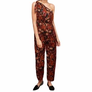 Maeve Anthropologie Kyoto Floral Jumpsuit Romper 8